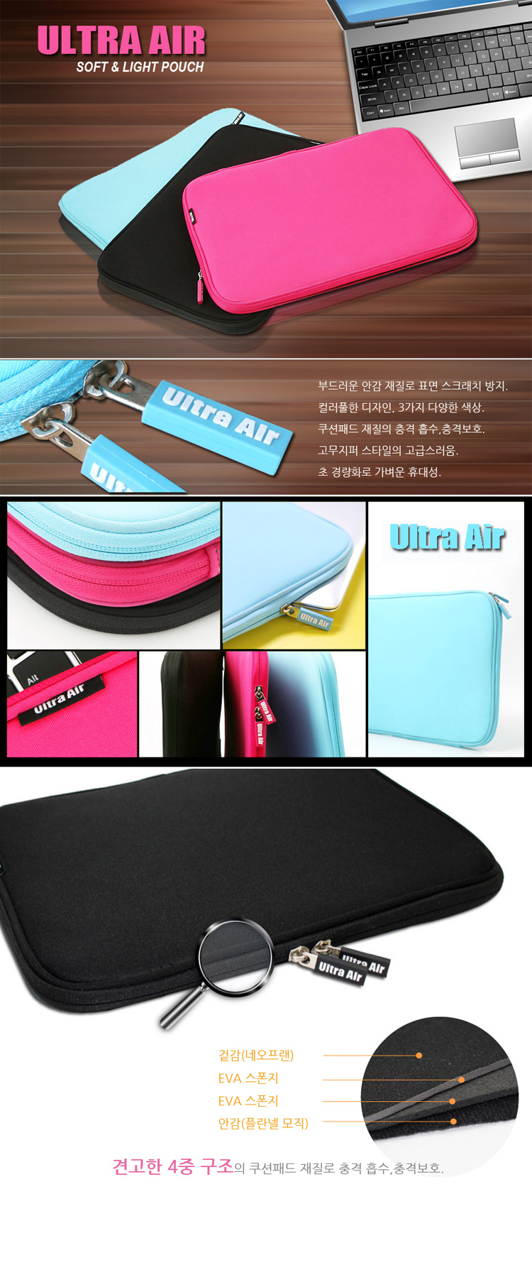 노트북파우치，멀티파우치，다용도파우치，아이패드파우치