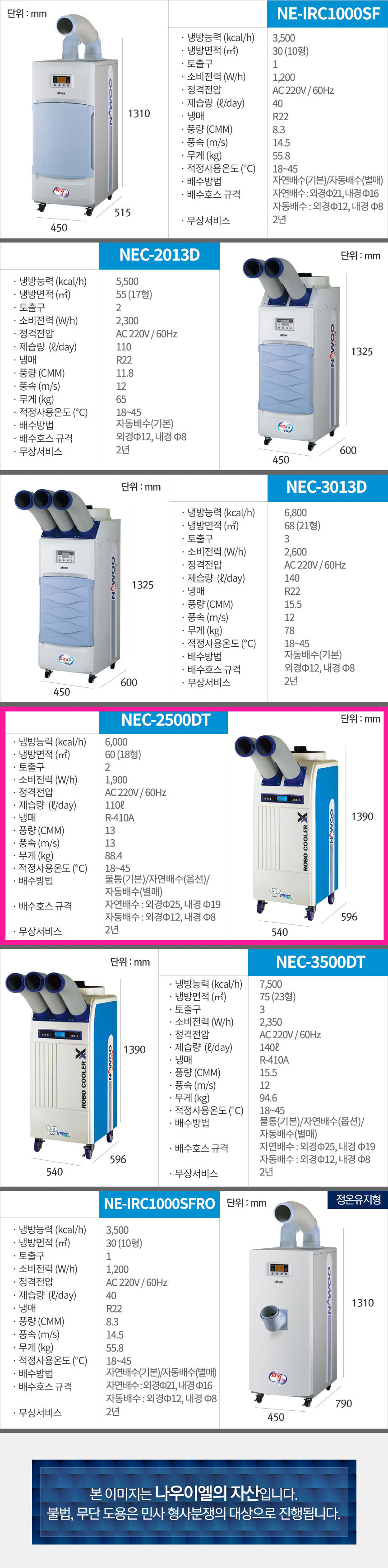 에어컨, 이동식에어컨, 나우이엘, 산업용,냉풍기