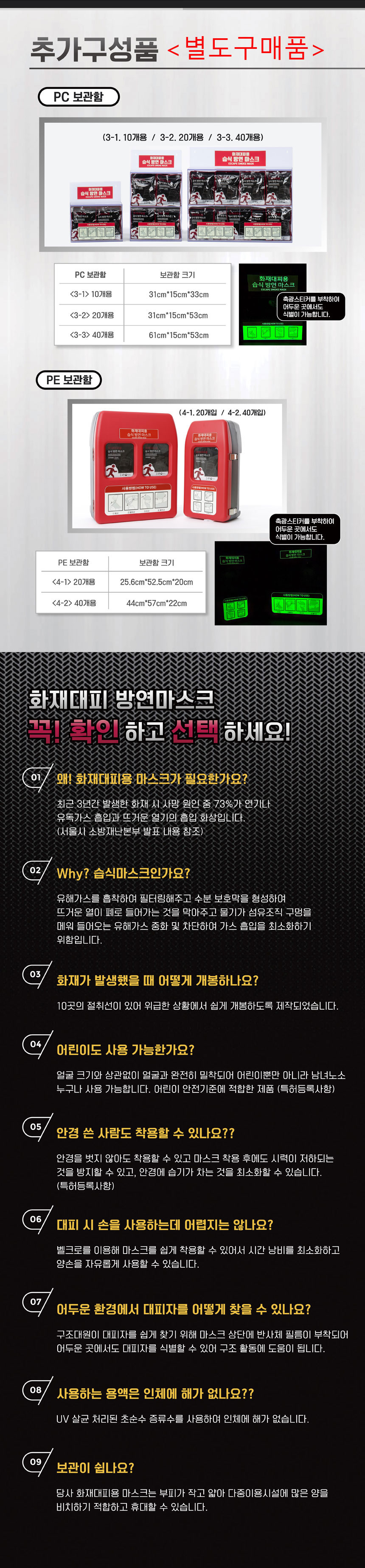 방연마스크,화재대피용마스크,습식방연마스크,아파트,병원,화재마스크,화재대피마스크,방독면,화재