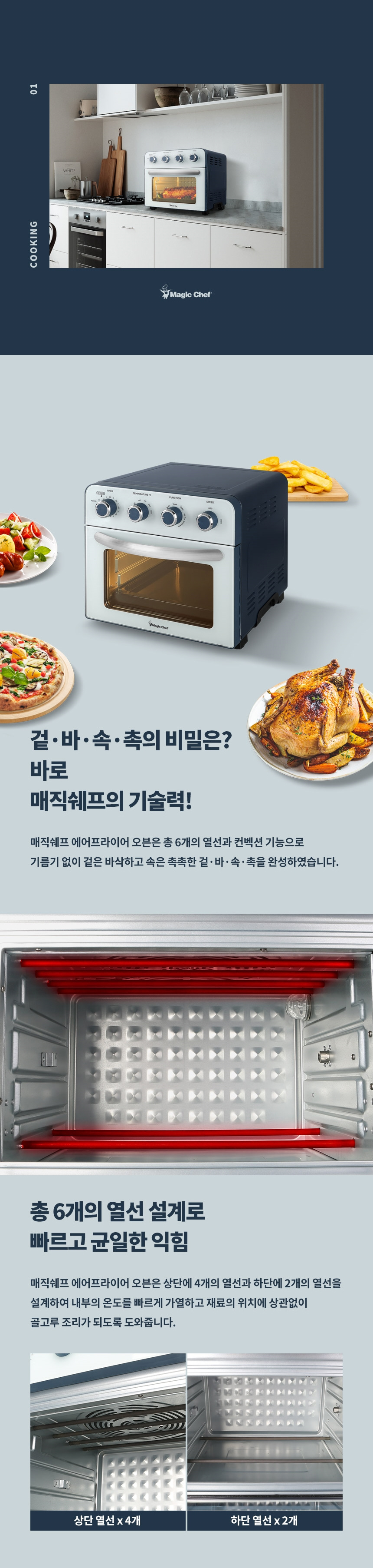 매직쉐프,대용량,에어프라이어,대용량전기오븐,에어프라이어오븐,구이,통구이,그릴,간식만들기,생선구이,바비큐