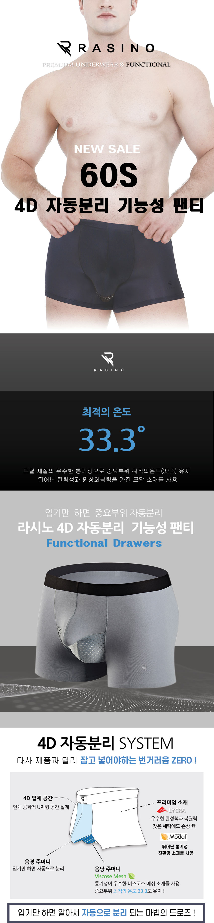 라시노,드로즈,기능성속옷,기능성팬티,분리형팬티,속옷,통기성속옷,남자팬티,남자속옷,군인팬티,행군팬티,숨쉬는팬티