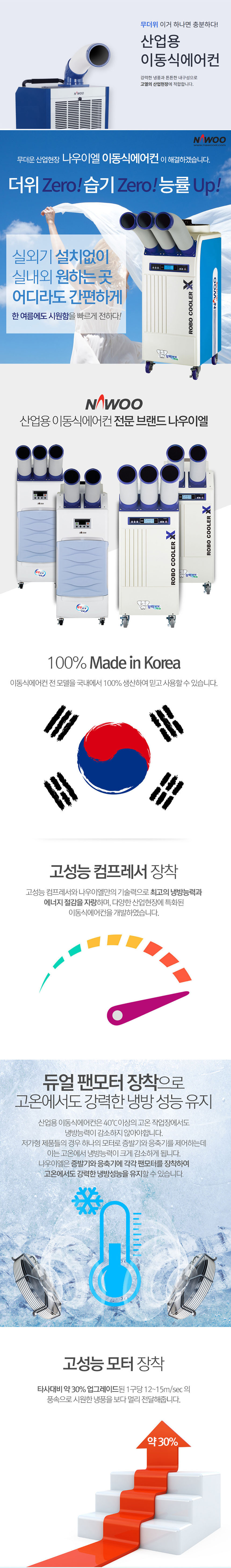 에어컨, 이동식에어컨, 나우이엘, 산업용,냉풍기 