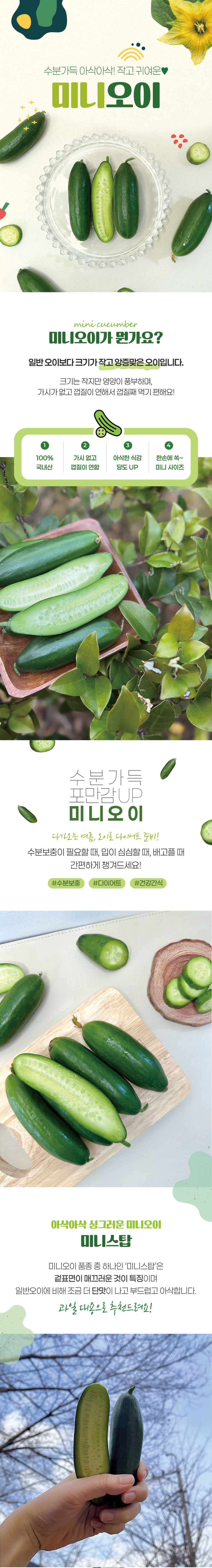 오이,미니오이,다이어트오이,한입오이,국내산오이,미니스탑