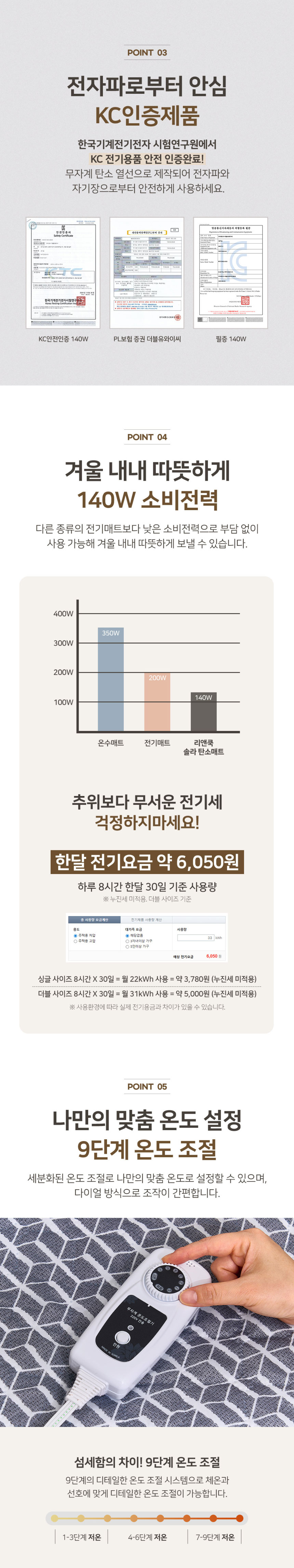 리앤쿡,탄소매트,전기매트,전기장판,전기요