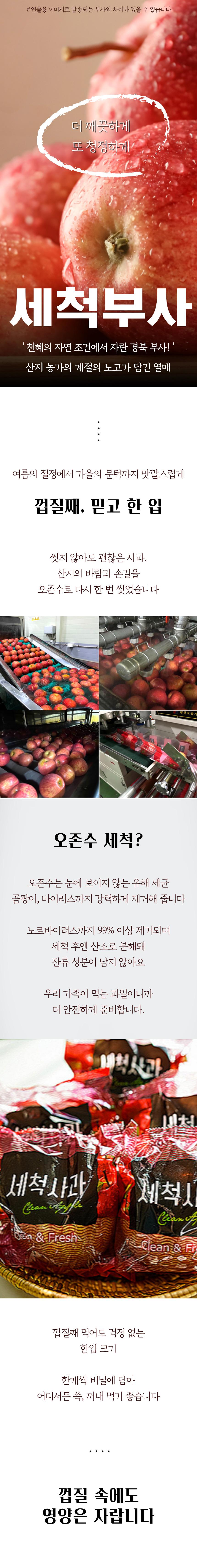 과일,신선과일,사과,부사,세척사과,세척부사,부사사과,간편사과,포장사과,못난이사과