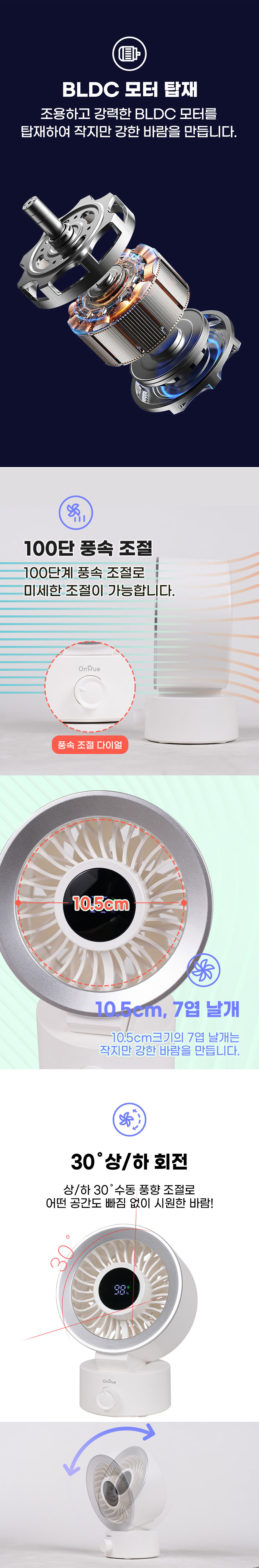 온휴,선풍기,미니선풍기,BLDC모터,휴대용선풍기,탁상용선풍기,무선선풍기,충전식선풍기