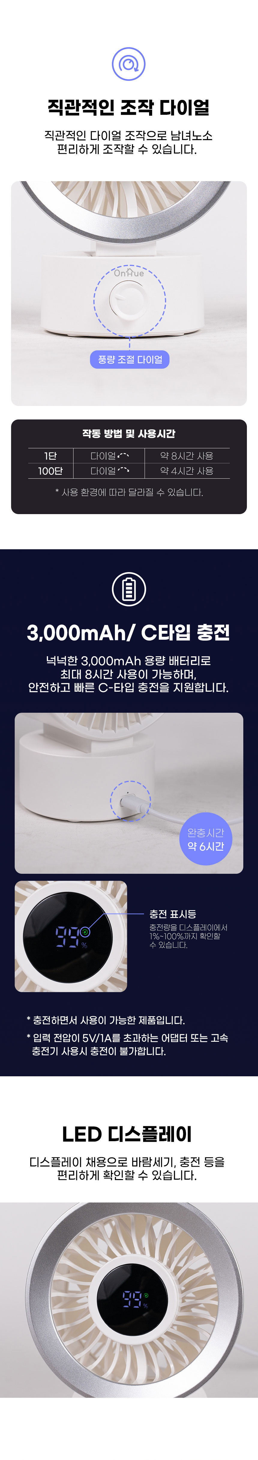 온휴,선풍기,미니선풍기,BLDC모터,휴대용선풍기,탁상용선풍기,무선선풍기,충전식선풍기